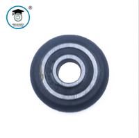 JDYZC Courroie plate en acier et polyuréthane OEM pour poulie de porte/fenêtre, rail coulissant de salle de bain et de cuisine, roue silencieuse, alésage 4, rainure simple