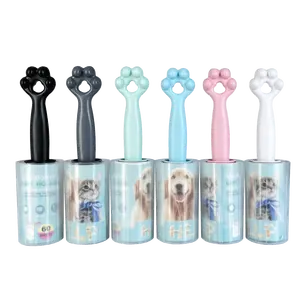 New Arrival ABS Pet Cleaning Pet Hair lint Remover roller Colorful Roller Furniture Car Curtain Cleaning Lint Roller