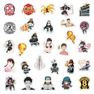 อะนิเมะญี่ปุ่นไฟกองทัพการ์ตูนกราฟฟิตีขวดโทรศัพท์ตู้เย็นแล็ปท็อปสติกเกอร์กระเป๋า50ชิ้น - Product Image 4