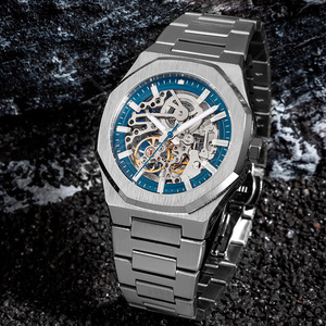 Montre de luxe originale pour hommes <span class=keywords><strong>en</strong></span> <span class=keywords><strong>or</strong></span>, acier inoxydable, chronographe, <span class=keywords><strong>bracelet</strong></span>, montre de sport de luxe pour hommes - Product Image 3