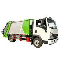 Camion Compattatore di Rifiuti ad Alta Efficienza 10CBM Sinotruk Homan per Trasporto Rifiuti Urbani e Rurali
