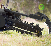 Equipo Agrícola, Arado de Surcos, Zanjadora para Tractor, Máquina con Motor Diésel de Alta Productividad, Componentes Centrales de Engranajes y Rodamientos