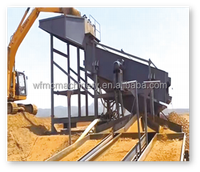 Vibrateur de granulométrie à grain fin conçu sur mesure avec un ensemble de sélection par fouillis, pour la mise en place sur site de systèmes de récupération des sédiments