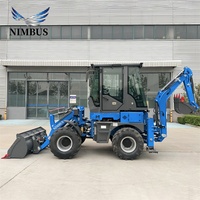 NIMBUS CE Approved Hydraulic Electro-magnetic Backhoe Loader Garansi Tiga Tahun Perekrutan Agen Global Backhoe Loader