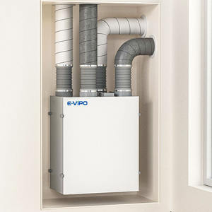 Unité de récupération de chaleur ERV MVHR, système de ventilation d'air frais, système de refroidissement en dérivation, <span class=keywords><strong>filtre</strong></span> HEPA G4, système HRV, système <span class=keywords><strong>VMC</strong></span> à <span class=keywords><strong>double</strong></span> <span class=keywords><strong>flux</strong></span>, récupérateur - Product Image 5