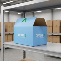 Boîte d'expédition en carton ondulé robuste pour équipements industriels, pièces automobiles, machines, emballage d'exportation, taille personnalisée, fabrication en usine