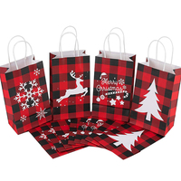 Emballage de cadeaux de Noël personnalisé en gros sacs en papier de luxe pour les cadeaux de fête et les célébrations haut de gamme