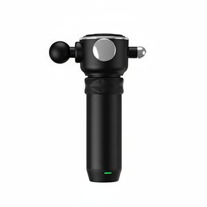 Deep Tissue Vibrating Cordless <b>Massage</b> Gun Muscle Pain Relief Fascial Binding Trigger Point Therapy Body 4 <b>Heads</b> Timing Control - Product Image 1