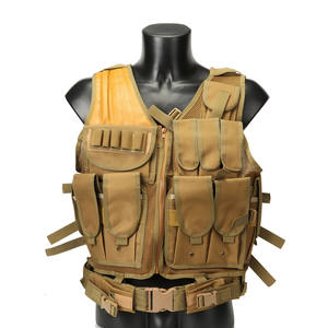 Gilet tactique multifonctionnel personnalisé, imperméable, respirant, en polyester, équipement de terrain, poche à fermeture éclair sur la poitrine, sac tendance - Product Image 1