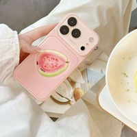 DIY Aanpasbare Hot Trending Case voor iPhone 18 17 Pro Max 3D Fruit Design Camera Cover Lensbeschermer Camera Knop Stootbestendig