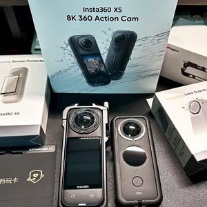 กล้องแอคชั่น Insta360 X5 Invisible Dive Bundle 8K 360 องศา, แบตเตอรี่ใช้งานได้ 3 ชั่วโมง, ตัวป้องกันลมในตัว, ระบบกันสั่น, ดีไซน์ชิป AI สามชิป - Product Image 6