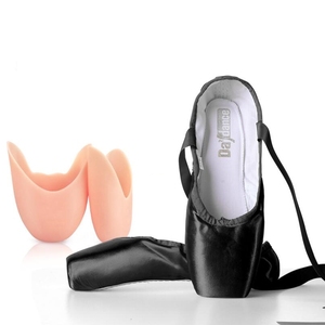 Chaussures de <span class=keywords><strong>ballet</strong></span> plates en satin de haute qualité à lacets <span class=keywords><strong>pour</strong></span> adultes - Product Image 5