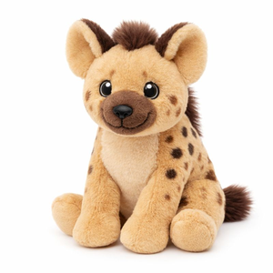 Peluche Personalizzato a Forma di Iena Maculata, Giocattolo Morbido OEM per Promozione del Marchio e Regali al Dettaglio - Product Image 1