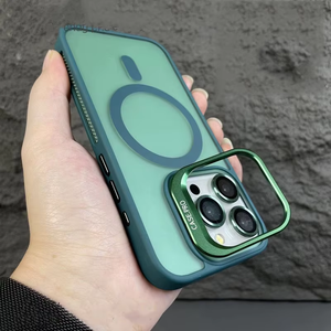 <span class=keywords><strong>Funda</strong></span> de teléfono con protección de lente de cristal AilesTecca para <span class=keywords><strong>iPhone</strong></span> 16 15 14 13 <span class=keywords><strong>12</strong></span> 11, <span class=keywords><strong>Funda</strong></span> para móvil, soporte magnético, <span class=keywords><strong>Funda</strong></span> para teléfono móvil - Product Image 3