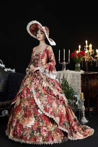 QQWZ968 abito da dramma europeo medievale retrò vestito da corte Gothiced Costume da <span class=keywords><strong>Opera</strong></span> Vintage Royal Lady - Product Image 3