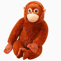 Offre Spéciale : Peluche Gorille Personnalisée Directement de l'Usine – Jouet en Peluche avec Jambes et Bras Articulés, Sac à Dos Singe, Adorable Peluche Gorille Rembourrée, Cadeaux pour Enfants