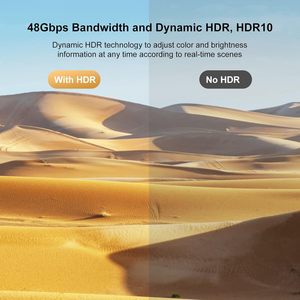 FJGEAR Ultra High Speed HDMI Cable Support 8K 60Hz 4K 120Hz Resolution for Next Generation TV 8K HDMI Cable - Product Image 5