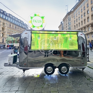 Carrito de Comida Comercial 2025, Remolque de Comida Móvil de Acero Inoxidable para Freír Pollo, Camión de Comida para Catering, Totalmente Equipado como Restaurante - Product Image 6