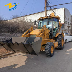 2.5 टन 4x4 मिनी बैकहोए लोडर और wz388 ट्रैक्टर हाइड्रोलिक सिलेंडर खुदाई मूविंग प्रकार - Product Image 2