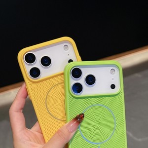 Funda magnética de colores neón con disipación de calor tipo panal para iPhone 17 Air 16 Plus, cubierta rígida de PC con protección contra arañazos, de fábrica. - Product Image 2
