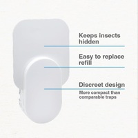 Nouvelle Lampe Anti-Moustiques Portable Huyo en Plastique ABS Non Toxique, Écologique, Anti-Chute, Piège à Insectes Adhésif, pour la Maison Moderne