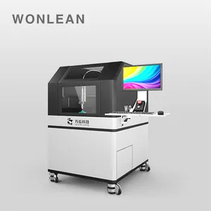 WONLEAN fully enclosed cnc machine waterjet mini desktop water jet cutting machine