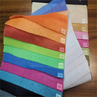 Approvisionnement d'usine 100% polyester FR tissu transparent uni voile2/1 tissu pour rideau transparent et rideau de voile