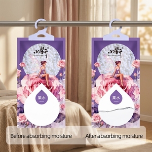 Sachets absorbants d'humidité au chlorure de calcium de qualité supérieure, sans parfum, pour placards, caravanes et camping-cars - Product Image 2