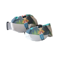 Housse de protection pour lunettes de ski et de snowboard en microfibre, personnalisée par sublimation