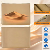 Custodia per Laptop in Pelle PU con Cerniera, Design Naturale e Senza Tempo, Anti-Graffio, Leggera, per Notebook