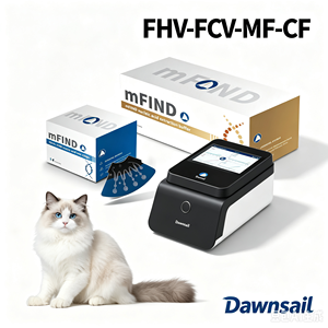 Dawnsail <span class=keywords><strong>Prix</strong></span> usine Détection d'acides nucléiques Herpesvirus/Calicivirus/Mycoplasma/Chlamydia FHV FCV MF CF Combo Test Vétérinaire 15 - Product Image 1