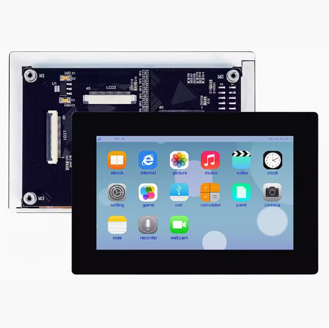 4.3 inch IPS LCD screen, 800x480 resolution, RGB interface, large capacitive touch screen, compatible with atomic wildfire