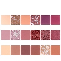 ARIS – Palette d'ombres à paupières à haute teneur en pigments, 18 couleurs, cosmétiques à paillettes pour femmes, vente en gros