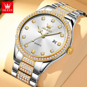   Montre calendrier personnalisée OEM 9905 avec logo pour homme, montre classique étanche en acier inoxydable, montre à quartz pour homme - Product Image 3