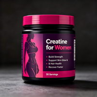 Complément de créatine pour femmes de qualité supérieure OEM personnalisé, renforce les muscles, nourrit la peau et les cheveux, accélère la récupération après l'entraînement