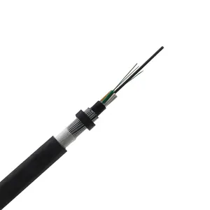 High tensile deep sea installation submarine fiber optic cable GYTA333 with double sheath steel wire armored