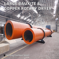 Séchoir à tambour industriel de grande capacité avec chauffage par pompe à chaleur, contrôle PLC, pompe à engrenages, construction en acier au carbone pour produits chimiques