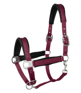 رسن حصان من نسيج النايلون مغطى بالستان ومبطن بشبكة ناعمة ثلاثية الأبعاد - Product Image 1