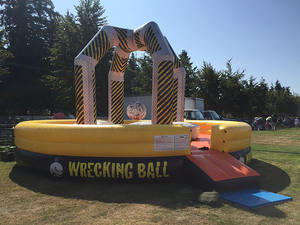 <span class=keywords><strong>Jeu</strong></span> de démolition humaine gonflable en PVC pour enfants, idéal pour les événements et les fêtes foraines en plein air - Product Image 2