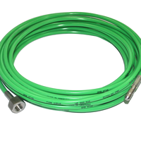 Nouvelle lance flexible en caoutchouc résine 150 Mpa 3010 bar avec buse pour tube courbé et tuyau industriel, nettoyage haute pression d'eau