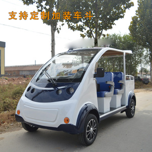 Carro de Patrulla Eléctrico de 5 a 8 Plazas, Totalmente Cerrado, de 4 Ruedas, para Seguridad Comunitaria, Propiedades Escolares y Gestión Urbana - Product Image 1