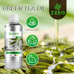 زيت الشاي الأخضر الطبيعي بالجملة من الشركة المصنعة، زيت الشاي الأخضر الصيني الخام للعلاج العطري والعناية بالبشرة والشعر والوجه والتدليك والعطور - Product Image 4