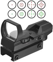 Lunette de visée holographique HD101 Red Dot Sight Reflex 4 avec 4 réticules optiques