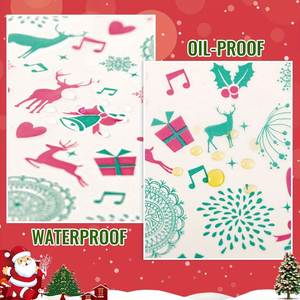 New Multipurpose Disposable Recyclable Food Basket Liner <b>Paper</b> <b>Christmas</b> Reindeer Oil-Proof Baking Parchment <b>Paper</b> - Product Image 5