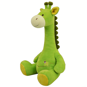 Peluche de jirafa verde personalizado, peluche de jirafa, peluche de animal de safari, lindo peluche de jirafa, juguete de jirafa para niños - Product Image 1
