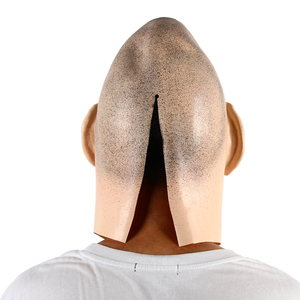 Masque intégral en latex drôle et amusant, peau pâle, <span class=keywords><strong>maquillage</strong></span> rouge vif, double <span class=keywords><strong>bouche</strong></span>, dents pointues, doux et confortable, masque de fête d'<span class=keywords><strong>Halloween</strong></span>, cosplay - Product Image 6