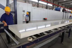 Pu/Polyurethane bánh sandwich xây dựng cách điện Panels đối với phòng lạnh bánh sandwich Panel PU