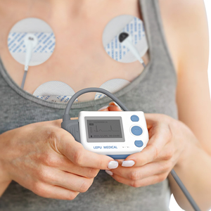 Wellue TH12 Home Holter <span class=keywords><strong>Ecg</strong></span> 12 canaux taille de paume enregistreur léger 12 plomb avec analyse Ai surveillance <span class=keywords><strong>Ecg</strong></span> 24 heures - Product Image 1