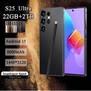 22GB + 2TB Bộ nhớ lớn S25 siêu điện thoại thông minh 5G Dual Sim <span class=keywords><strong>Android</strong></span> 15 7.3 inch HD màn hình 108mp Deca Core chơi game điện thoại di động - Product Image 1
