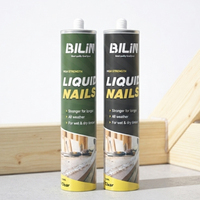Colle transparente sans clou de 300 ml, adhésif à forte adhérence pour miroir, carrelage, moulures murales et construction, écologique, marque OEM BILIN